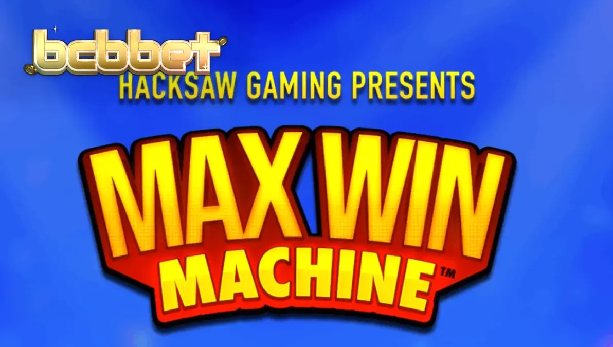 Interface do jogo de slot Max Win Machine com design retrô e símbolos de sete.